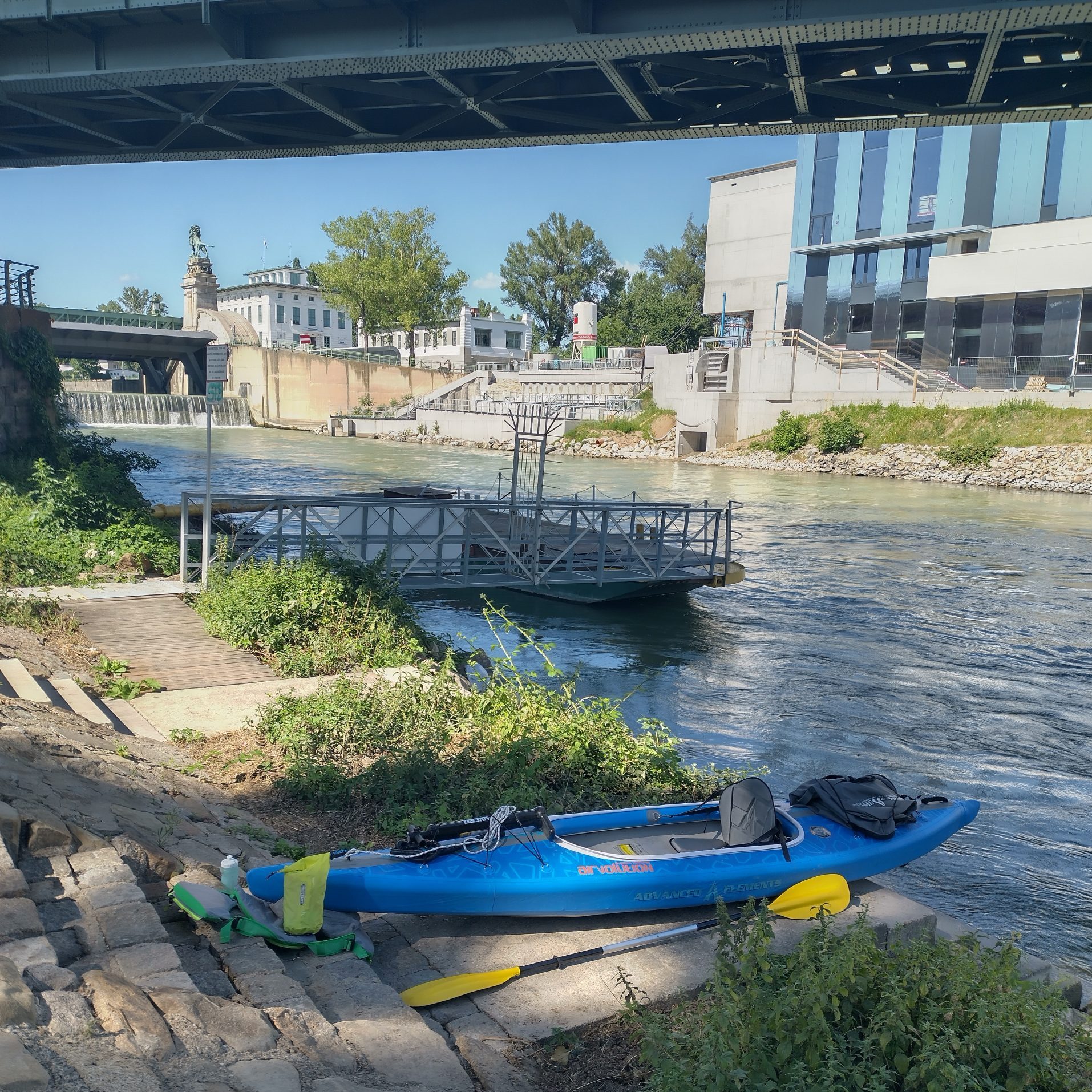Nußdorfer Schleuse – Einstieg Donaukanal