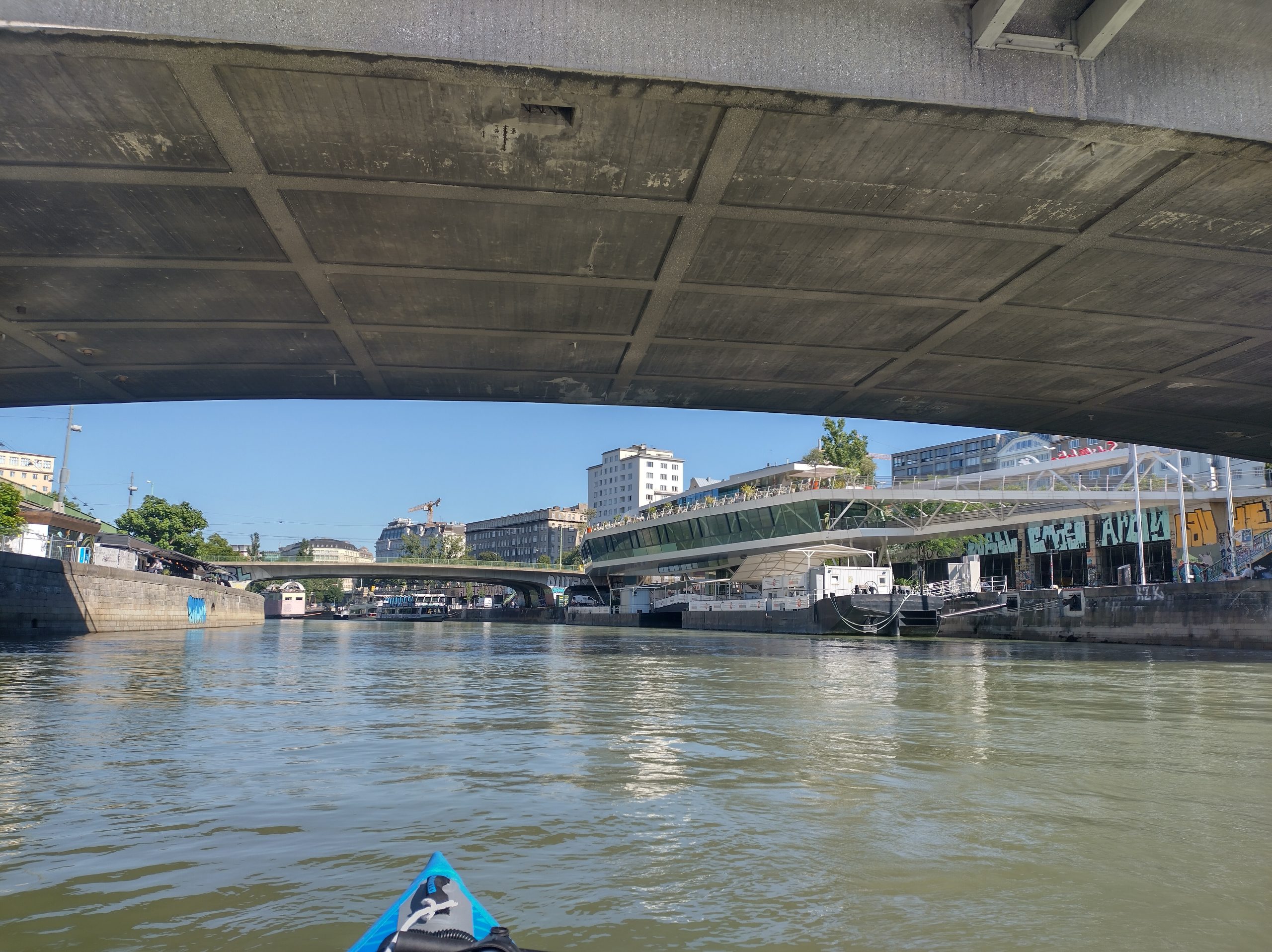 Donaukanal Schwedenplatz Wien Stadtzentrum